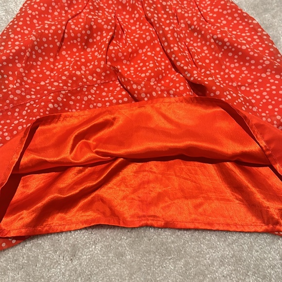 Orange a-line dress - Picture 7 of 7